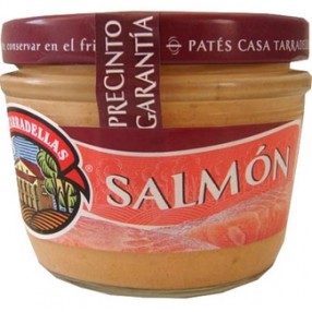 Pate de salmon CASA TARRADELLAS frasco 125 grs